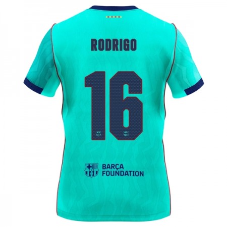 Jalkapallo Pelipaidat/Peliasut FC Barcelona Rodrigo 16 Kolmaspelipaita 2026-27 Jalkapallo Pelipaidat/Peliasut FC Barcelona Rodrigo 16 Kolmaspelipaita 2026-27