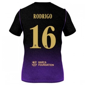 Jalkapallo Pelipaidat/Peliasut FC Barcelona Rodrigo 16 Vieraspelipaita 2026-27