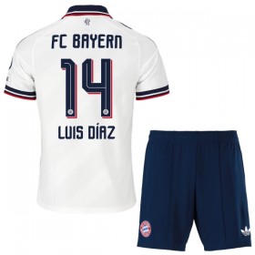 Jalkapallo Pelipaidat/Peliasut FC Bayern München Luis Diaz 14 Lasten Vieraspelipaita 2026-27
