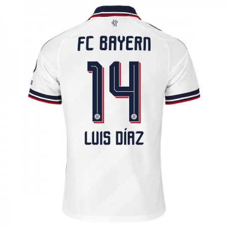 Jalkapallo Pelipaidat/Peliasut FC Bayern München Luis Diaz 14 Vieraspelipaita 2026-27 Jalkapallo Pelipaidat/Peliasut FC Bayern München Luis Diaz 14 Vieraspelipaita 2026-27