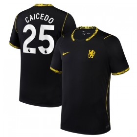 Jalkapallo Pelipaidat/Peliasut Chelsea Caicedo 25 Vieraspelipaita 2026-27