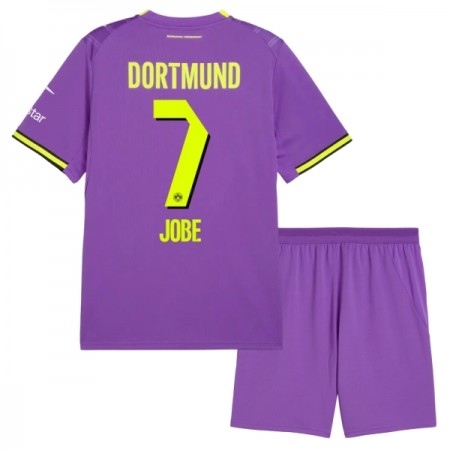 Jalkapallo Pelipaidat/Peliasut Borussia Dortmund Jobe 7 Lasten Kolmaspelipaita 2026-27