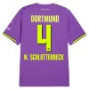 Jalkapallo Pelipaidat/Peliasut Borussia Dortmund N. Schlotterbeck 4 Kolmaspelipaita 2026-27 Jalkapallo Pelipaidat/Peliasut Borussia Dortmund N. Schlotterbeck 4 Kolmaspelipaita 2026-27