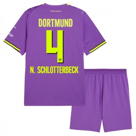 Jalkapallo Pelipaidat/Peliasut Borussia Dortmund N. Schlotterbeck 4 Lasten Kolmaspelipaita 2026-27 Jalkapallo Pelipaidat/Peliasut Borussia Dortmund N. Schlotterbeck 4 Lasten Kolmaspelipaita 2026-27