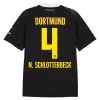 Jalkapallo Pelipaidat/Peliasut Borussia Dortmund N. Schlotterbeck 4 Vieraspelipaita 2026-27