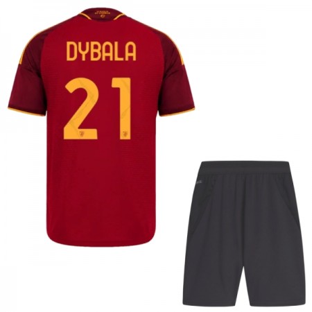 Jalkapallo Pelipaidat/Peliasut AS Roma Dybala 21 Lasten Kotipelipaita 2026-27 Jalkapallo Pelipaidat/Peliasut AS Roma Dybala 21 Lasten Kotipelipaita 2026-27