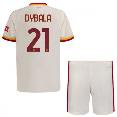 Jalkapallo Pelipaidat/Peliasut AS Roma Dybala 21 Lasten Vieraspelipaita 2026-27 Jalkapallo Pelipaidat/Peliasut AS Roma Dybala 21 Lasten Vieraspelipaita 2026-27