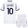 Jalkapallo Pelipaidat/Peliasut Inter Milan Lautaro 10 Lasten Vieraspelipaita 2026-27 Jalkapallo Pelipaidat/Peliasut Inter Milan Lautaro 10 Lasten Vieraspelipaita 2026-27