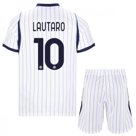 Jalkapallo Pelipaidat/Peliasut Inter Milan Lautaro 10 Lasten Vieraspelipaita 2026-27 Jalkapallo Pelipaidat/Peliasut Inter Milan Lautaro 10 Lasten Vieraspelipaita 2026-27