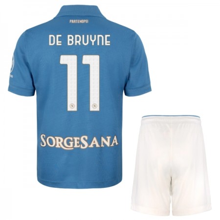 Jalkapallo Pelipaidat/Peliasut SSC Napoli De Bruyne 11 Lasten Kotipelipaita 2026-27 Jalkapallo Pelipaidat/Peliasut SSC Napoli De Bruyne 11 Lasten Kotipelipaita 2026-27