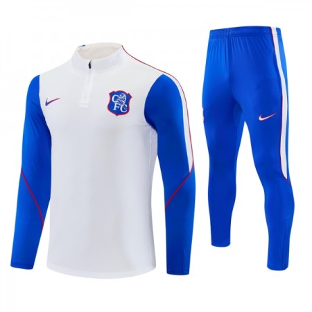 Chelsea Training Huppari 2026-27 Valkoinen 1/4-Zip Chelsea Training Huppari 2026-27 Valkoinen 1/4-Zip