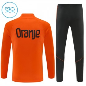 Lasten Alankomaat Training Huppari 2026-27 Oranssi 1/4-Zip
