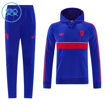 Lasten Manchester United Hoodie Training Huppari 2026-27 Sininen Lasten Manchester United Hoodie Training Huppari 2026-27 Sininen