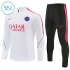 Lasten Paris Saint-Germain Training Huppari 2026-27 Valkoinen 1/4-Zip Lasten Paris Saint-Germain Training Huppari 2026-27 Valkoinen 1/4-Zip