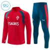 Lasten Portugali Training Huppari 2026-27 Punainen 1/4-Zip Lasten Portugali Training Huppari 2026-27 Punainen 1/4-Zip