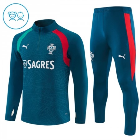 Lasten Portugali Training Huppari 2026-27 Sininen 1/4-Zip Lasten Portugali Training Huppari 2026-27 Sininen 1/4-Zip