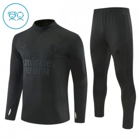 Lasten Real Madrid Training Huppari 2026-27 Musta 1/4-Zip