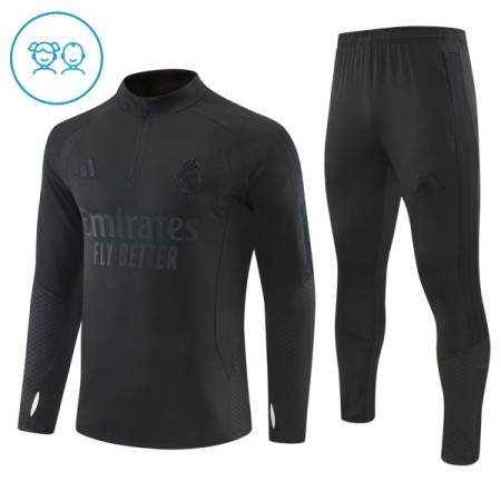 Lasten Real Madrid Training Huppari 2026-27 Musta 1/4-Zip Lasten Real Madrid Training Huppari 2026-27 Musta 1/4-Zip