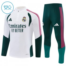 Lasten Real Madrid Training Huppari 2026-27 Valkoinen 1/4-Zip