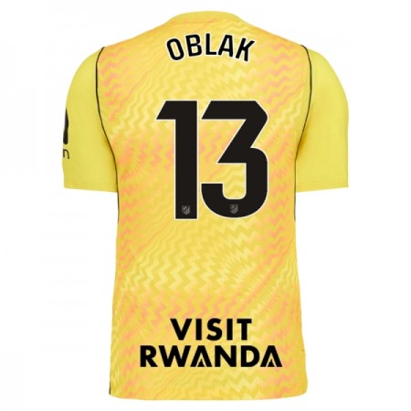 Jalkapallo Pelipaidat/Peliasut Atlético Madrid Oblak 13 Maalivahti 2026-27 Keltainen Jalkapallo Pelipaidat/Peliasut Atlético Madrid Oblak 13 Maalivahti 2026-27 Keltainen