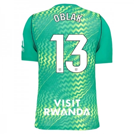 Jalkapallo Pelipaidat/Peliasut Atlético Madrid Oblak 13 Maalivahti 2026-27 Vihreä Jalkapallo Pelipaidat/Peliasut Atlético Madrid Oblak 13 Maalivahti 2026-27 Vihreä