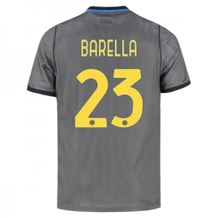 Jalkapallo Pelipaidat/Peliasut Inter Milan Barella 23 Kolmaspelipaita 2026-27 Jalkapallo Pelipaidat/Peliasut Inter Milan Barella 23 Kolmaspelipaita 2026-27
