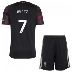 Jalkapallo Pelipaidat/Peliasut Liverpool Wirtz 7 Lasten Kolmaspelipaita 2026-27